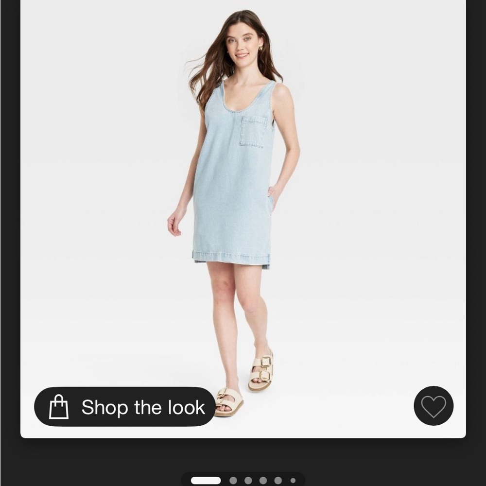 Universal Thread Light Blue Denim Dress